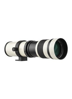 اشتري Camera MF Super Telephoto Zoom Lens F/8.3-16 420-800mm T Mount with Universal 1/4 Thread Replacement for Canon Nikon Sony Fujifilm Olympus Cameras في الامارات