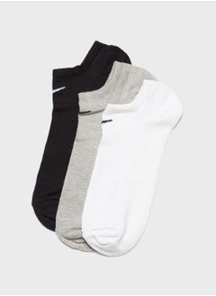 Buy 3 Pack Cushion No Show Socks in UAE