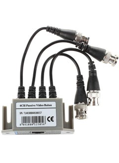 اشتري For New CCTV 4 Channel Passive UTP Transmitter Video Balun BNC Male to UTP RJ45 CAT5 في الامارات