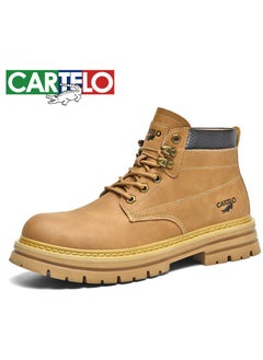 اشتري Men's High Top Outdoor  Casual Shoes Martin Boots في السعودية