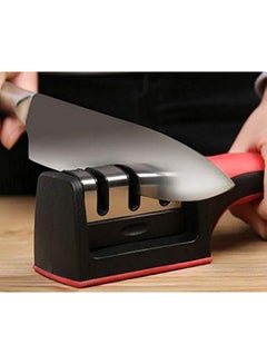 Buy Stainless Steel Knife Sharpener (Small, Red) in Egypt