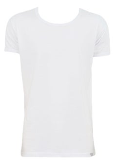 Buy RAYAN Round Neck Undershirt Cotton White in UAE
