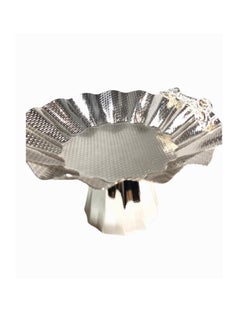 Buy Small Silver Dessert Serving Dish With Base in Saudi Arabia