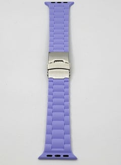 اشتري Apple Watch Band49mm 45mm 44mm 42mm Watch Strap Band Waterproof Watches Band With Stainless Steel Buckle - Purple في مصر