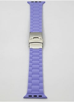 اشتري Apple Watch Band49mm 45mm 44mm 42mm Watch Strap Band Waterproof Watches Band With Stainless Steel Buckle - Purple في مصر