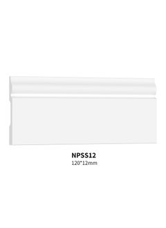 اشتري نعلات من مادة البوليسترين PS Skirting Board - مقاس 12*1.2*240 سم - كرتون في السعودية