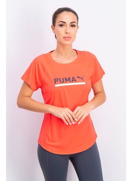 اشتري Women Sportwear Fit Short Sleeve Running Tops, Neon Pink في الامارات