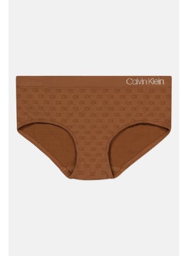 اشتري Kids Girl 1 Pc Brand Logo Hipster Panty, Brown في الامارات