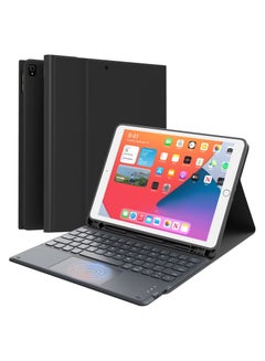 اشتري iPad Keyboard 9th Generation, Keyboard for iPad 8th Generation/7th Gen 10.2 Inch, Smart Trackpad, Detachable Wireless with Pencil Holder في الامارات