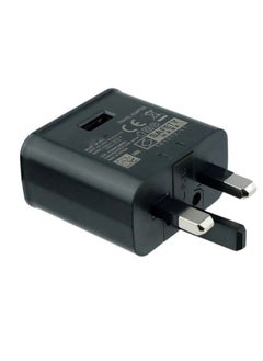 Buy Adaptive Fast Charger For Samsung Galaxy 18W without Cable Black in Saudi Arabia