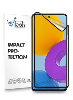 Buy Matte Ceramics Screen Protector For Samsung Galaxy M52 5G 6.7 Inch Clear/Black in UAE