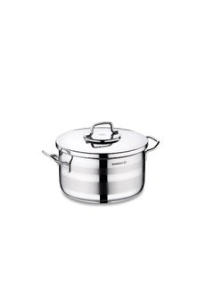 Buy Korkmaz Astra2 Stainless steel pot capacity 22 cm in Saudi Arabia