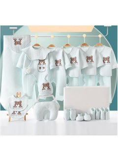 Buy 23 Pieces Baby Gift Box Set, Newborn Blue Clothing And Supplies, Complete Set Of Newborn Clothing Thermal insulation in UAE