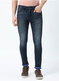 اشتري Mid Rise Skinny Jeans with Pocket Construct في السعودية