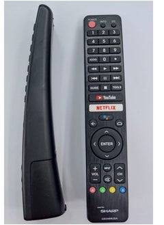 اشتري Remote Control For Sharp Netflix LCD TV Remote Control With Google Search Voice في السعودية