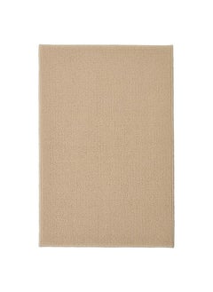 Buy Bath Mat Beige 40X60 Cm in Saudi Arabia