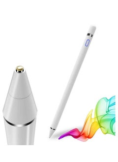 Buy Active Stylus Pen For iPad/ Tab/ Mediapad White in UAE