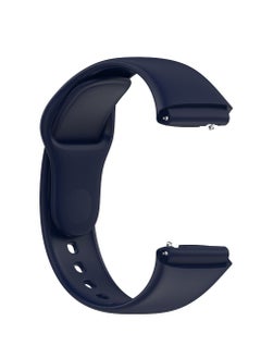 Buy Redmi Watch 3 Active Strap High Quality Silicone Material Padded Press Strap Strong and Durable Blue in Egypt