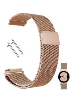 اشتري 22mm Magnetic Strap Replacement for Huawei Watch GT3 46mm / Watch 3 / Watch 3 Pro / GT2 Pro, Also Compatible with Samsung Gear S3 S3 Classic/Galaxy 46mm/Galaxy Watch 3 45mm Gold في مصر