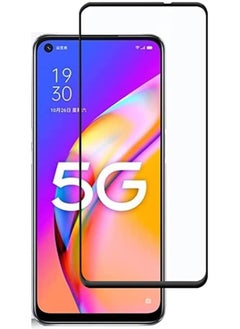 Buy Screen Protector for OPPO A93 5G - A54 5G - REALME Q3 5G - REALME Q3i 5G, Black, Premium Tempered Glass, 3D/4D/5D, Anti Break in Egypt