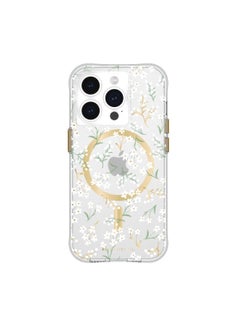 اشتري iPhone 15 Pro Case - Printed in full color and foil stamped - Imported - Petite Fleurs with Magsafe في الامارات