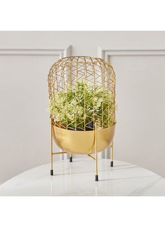 Buy Helix Metal Wired Planter Stand 20 x 35 x 20 cm in Saudi Arabia