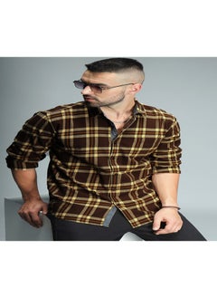 اشتري Standard Tartan Checked Pure Cotton Casual Shirt في الامارات