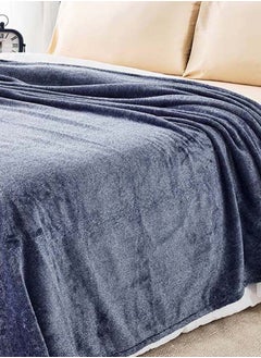 اشتري Melange Blanket, Blue - 180x200 cm في الامارات