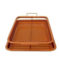 اشتري Copper Rectangle Crispy Tray Gold في مصر