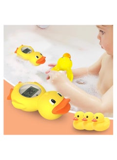 اشتري Bath Thermometer, DMG Duck Baby Bath Thermometer, Duck Floating Toy, LCD Digital Water Temperature Thermometer, Safety Bathtub Thermometer Floating Toy for Baby Gift في السعودية