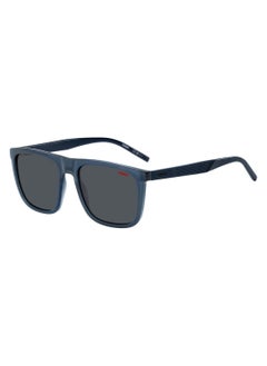 اشتري Men's Uv Protection Rectangular Shape  Sunglasses Hg 1304/S Grey 45 - Lens Size: 45.1 Mm - Blue في الامارات