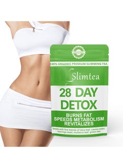 اشتري 28-Day Organic Weight Loss Tea: Boost Metabolism, Suppress Appetite, Increase Energy, Detoxify and Slim Down في السعودية