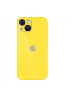 اشتري Glossy Hard Case Cover for iPhone 13 - YELLOW في الامارات