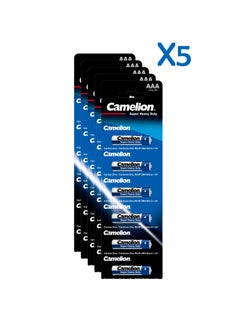 Buy Camelion Super Heavy Duty Batteries R6-AAA-Pack of 6 x5 in Egypt