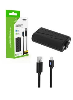 اشتري XBOX ONE/X/S Wireless Controller Battery Pack, 1200mAh with USB Type-C LED Indicator Charging Cable في السعودية