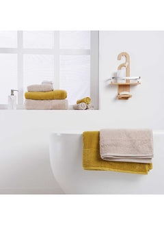 Buy Hanley Hand Towel 50x90cm Beige in UAE