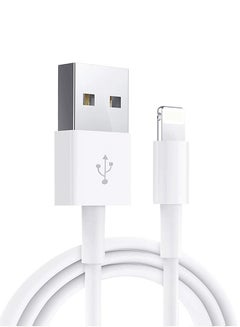 Buy Apple iPhone/iPad Charging/Charger Cord Lightning to USB Cable  Compatible iPhone 11/ X/8/7/6s/6/plus/5s/5c/SE,iPad Pro/Air/Mini,iPod Touch White 1M/3.3FT in Saudi Arabia