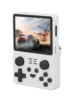 Buy RGB20S Handheld Game Console with Retro Open Source System, Preloaded 15000+ Games, RK3326 3.5-Inch 4:3 IPS Screen for Children's Gifts (White) in Saudi Arabia