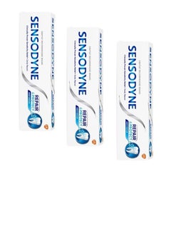 Buy 3 Piece Set Whitening Advance Repair And Protect Toothpaste 100 G in Saudi Arabia