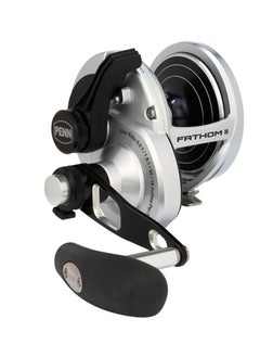 Buy Penn Fathom II FTHII60NLD2 2-Speed Lever Drag Left Hand Reel. in UAE