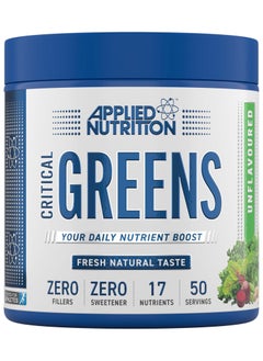 اشتري Applied Nutrition Critical Greens, Unflavored, 50 Servings في السعودية