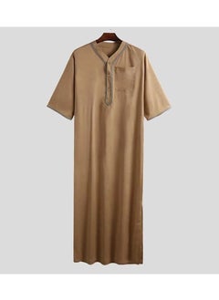 Buy Loose Short Sleeved Islamic Thobe for Men in Saudi Arabia