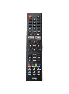 Buy Replacement Remote control compatible with IKON, Impex & Geepas, Videocon, Tokyosat, Freco, , Startrack LCD LED Smart Televisions with dedicated YOUTUBE & NETFLIX buttons in Saudi Arabia