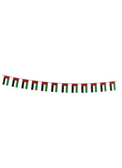 Buy UAE Paper Flag Banner 3.5Mx13Cm 30Pcs Card in UAE