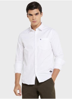 Buy Thomas Scott Men Classic Slim Fit Flannel Casual Shirt in Saudi Arabia