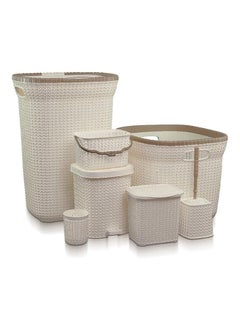 Buy Net Bathroom Plastic Set 7 Pcs in Egypt