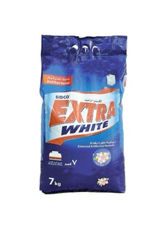 Buy Extra White Detergent Powder Flower, 7 kg in Saudi Arabia