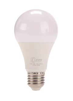 اشتري Levin A-Bulb 12W 3000K Warm White LED Bulb E27 220-240V IP20 220° Ø65 x L125, Flicker Free Non-Dimmable, Frosted Finish, Suitable for Residential & Commercial Application في الامارات