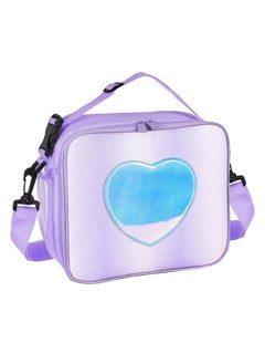 Buy Children's Leakproof Insulated Lunch Bag For School And Outdoor, Purple in UAE