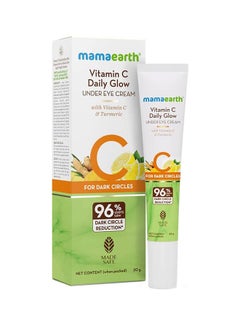 اشتري Vitamin C Daily Glow Under Eye Cream With Vitamin C & Turmeric For Dark Circle Reduction | Ophthalmologically Tested & Made Safe Certified - 20 G في الامارات